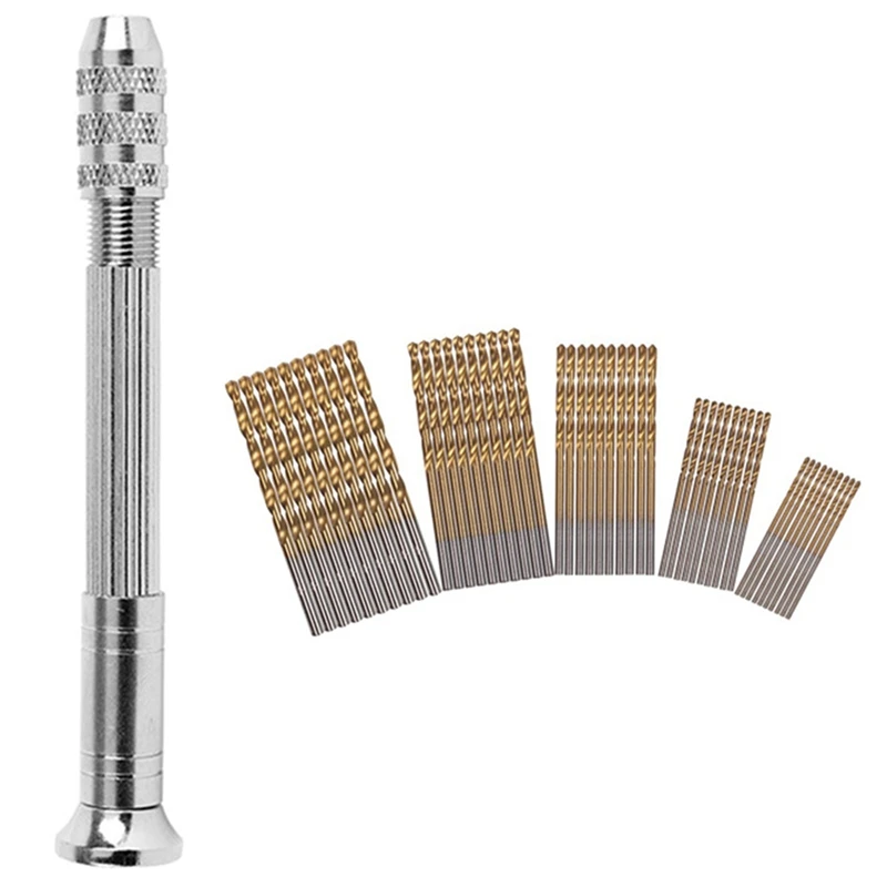 

Набор ручных сверл, ручная мини-дрель для деревообработки для моделей отверстий 1,0 мм, 1,5 мм, 2,0 мм, 2,5 мм, 3,0 мм