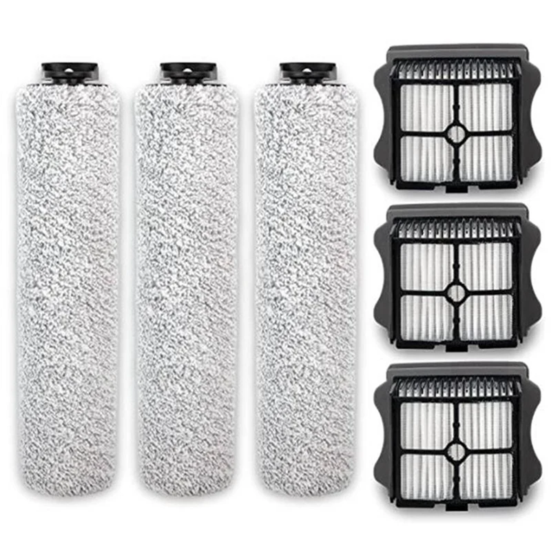

Replacement Roller Brush And Filter Kit For Tineco Floor One S3 And Ifloor 3 Cordless Wet Dry Vacuum