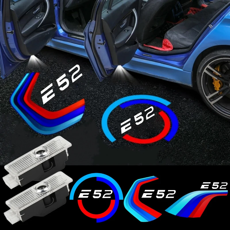 

2Pcs LED Light for Z8 E52 1999-2003 Logo Car Door Welcome Lights Projector Courtesy Ghost Shadow Lamp Auto Interior Accessories