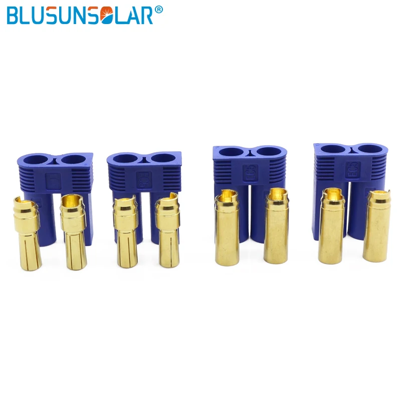 

Free Shopping 50Pair/Lot EC5 Banana Plug 5mm Bullet Connector Female Male Connector for RC ESC Lipo Battery Motor Part Accessory