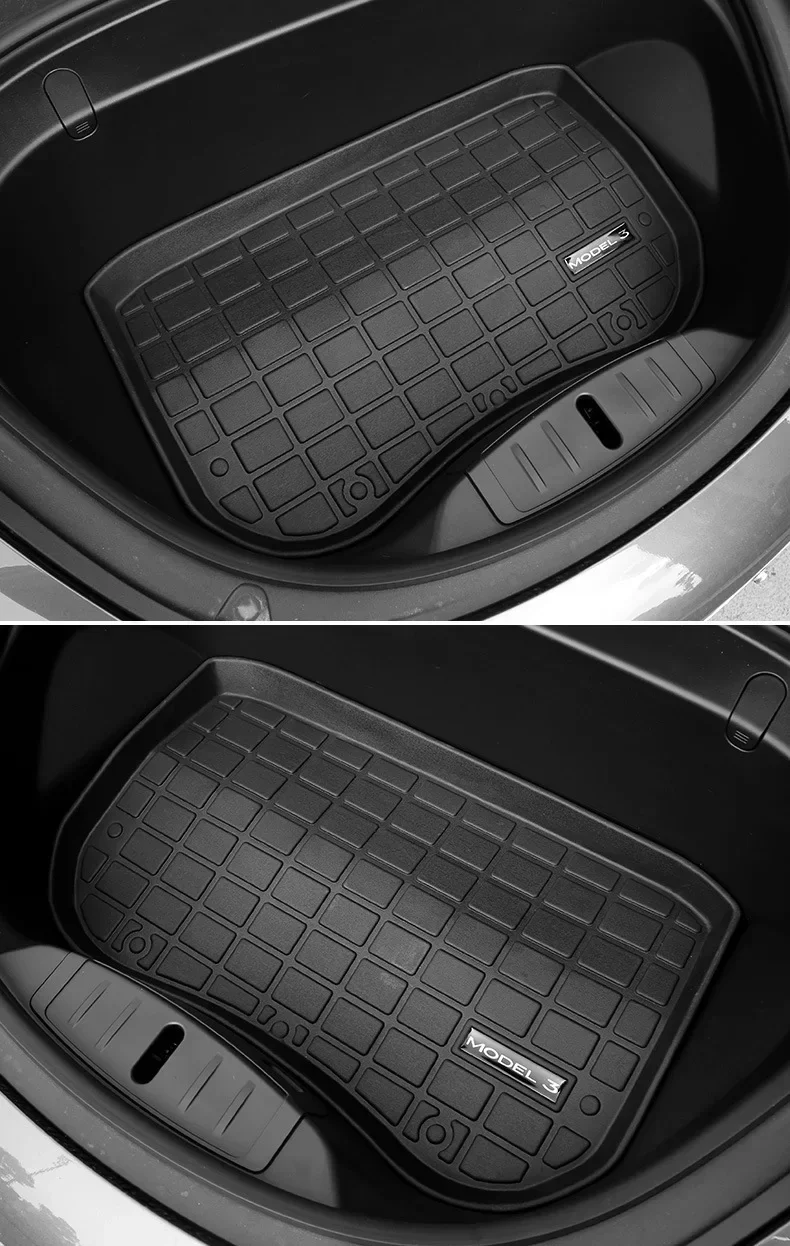 Автомобильный резиновый задний коврик из ТПЭ для хранения в багажнике переднего