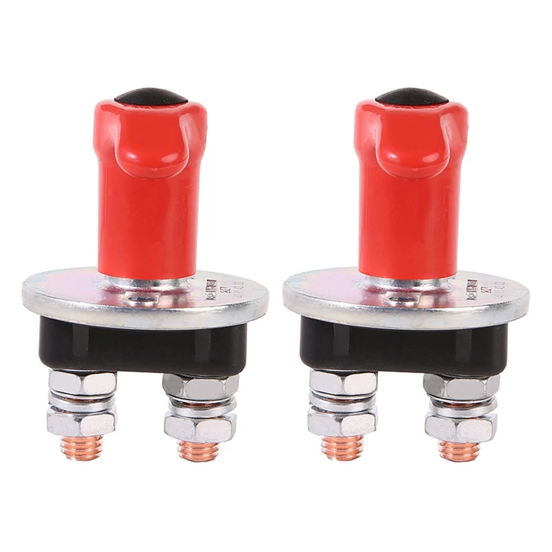 

2X А-а Стандартный Выключатель автомобильного аккумулятора отключение отключения выключатель для автомобиля лодки отключение аккумулятор...