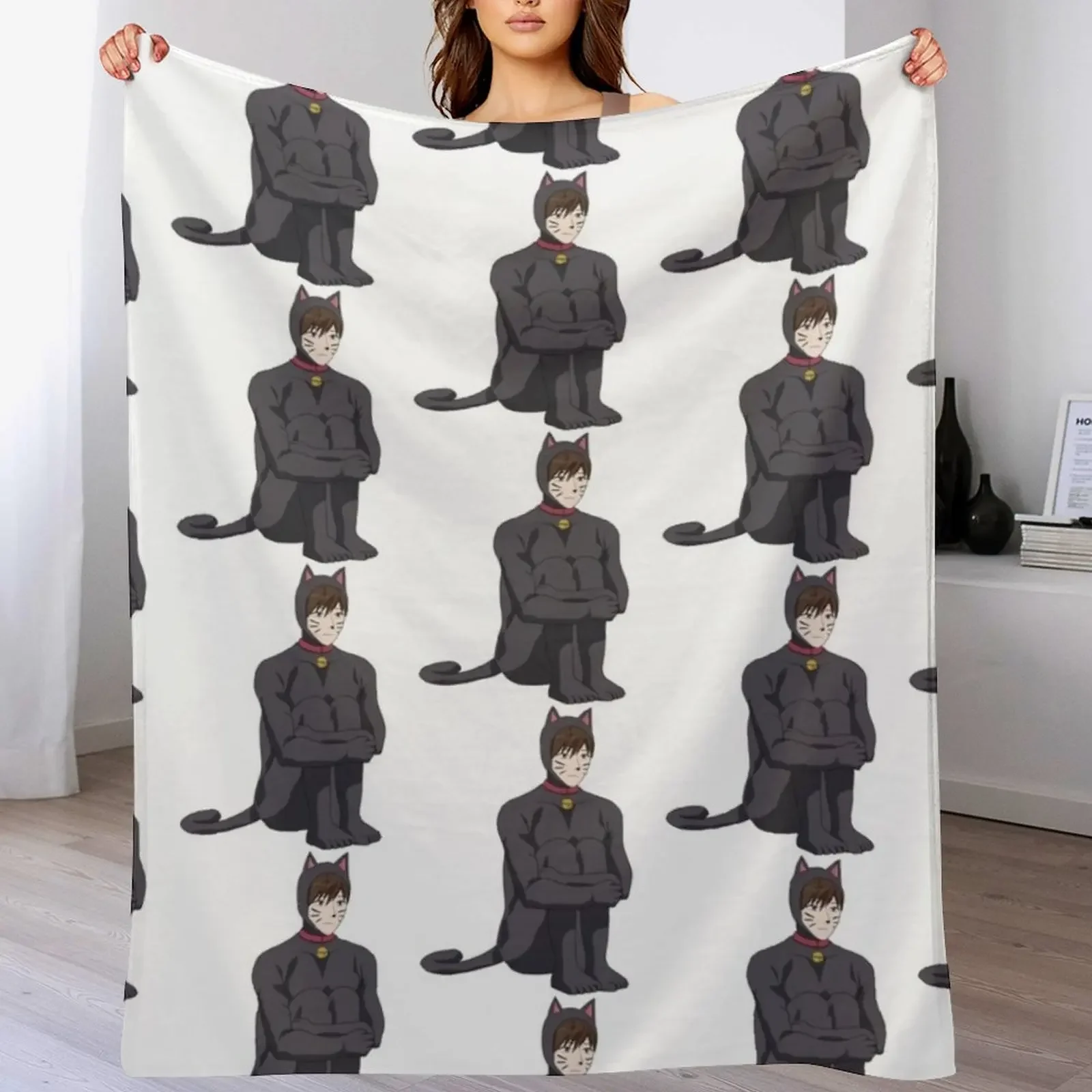 Жизненные уроки с Uramichi Oniisan-плед для костюма кошки декоративное покрывало мягкие