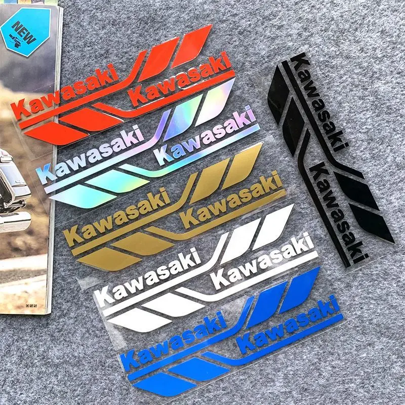 2 шт./набор светоотражающие наклейки для мотоцикла Kawasaki Z400 Z900 Z800 Z1000 Z650 Z300 ZX10R ZX6R ER6N