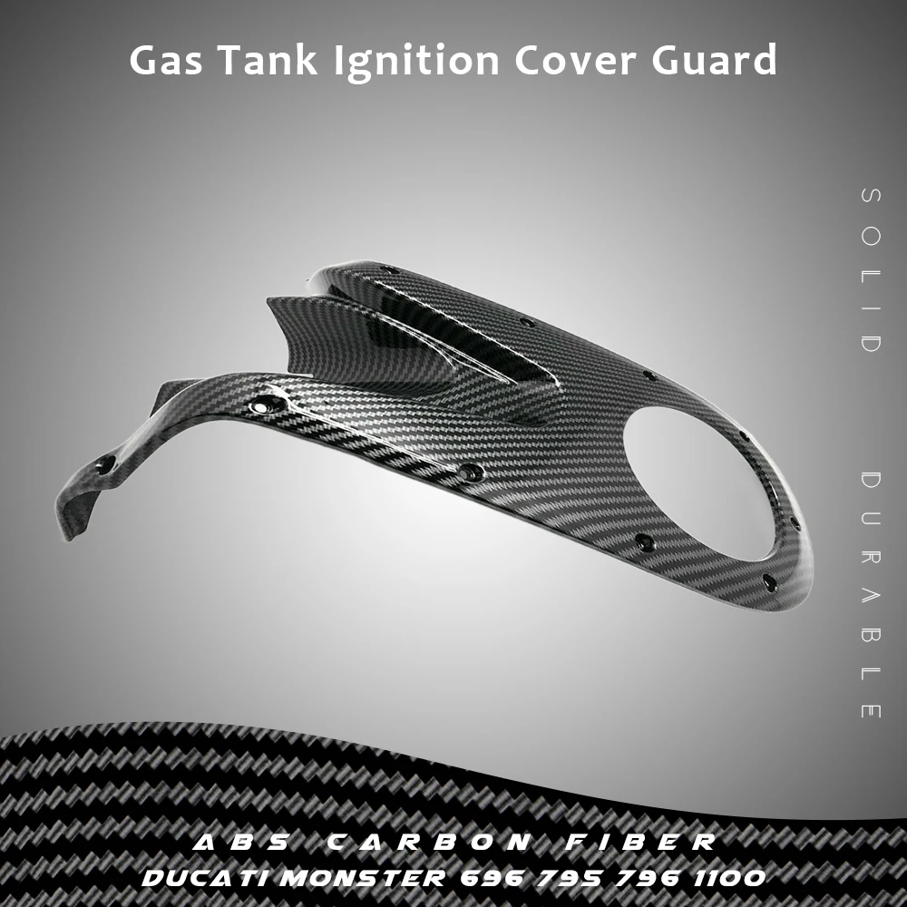 

Защитная Крышка зажигания из углеродного АБС-волокна с узором из углеродного волокна для бензобака Ducati Monster 696 795 796 1100