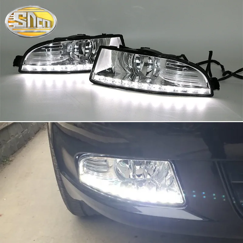 Светодиодные дневные ходосветильник SNCN для Skoda Octavia A5 2010 2011 2012 2013 автомобильные