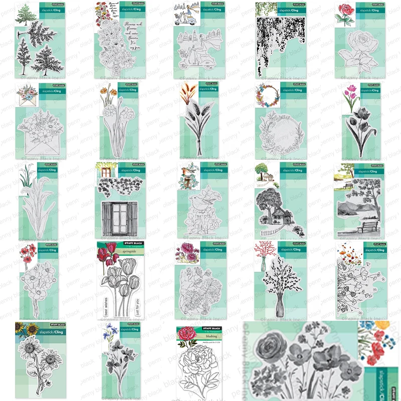

Gilded Wheat Flower Tree 2023 New Metal Cutting Dies Stamps For Scrapbook Diary Decoration Embossing Diy Greeting Card