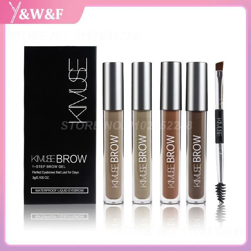 【 HOT】3g Eyebrow Cream Non Discoloring Eyebrow Gum Outstanding Eyebrow Makeup Easy To Carry Daily Make-up Makeup Tools TSLM1