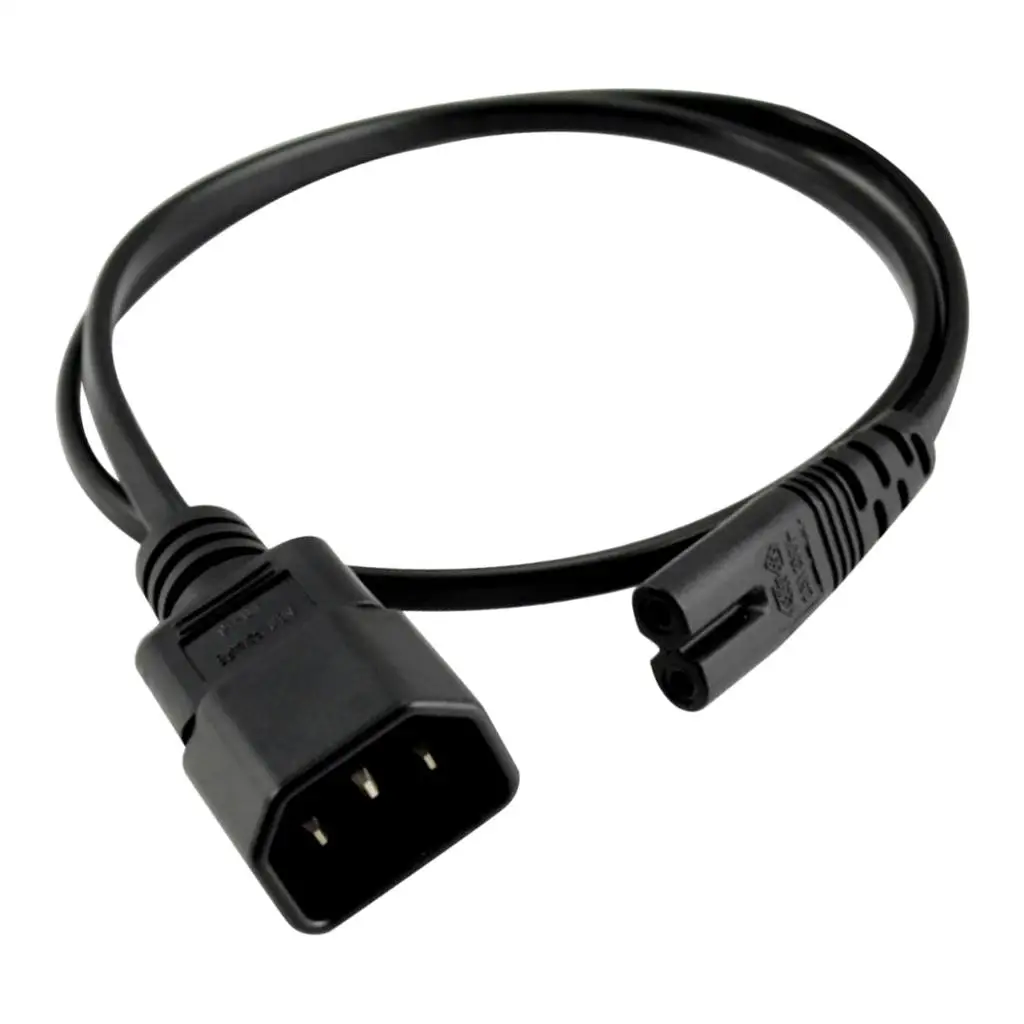 

IEC 320 C14 to C7 AC Power Extension Cord Male to Female for PDU UPS DMX