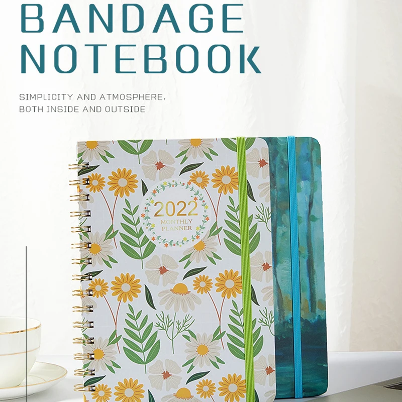

2022 Daily Planner Agenda Simple Design Hardcover Daily Weekly Planner Thick Paper Time Management For Women Men School Office