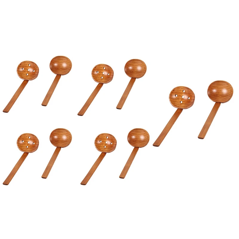 

HOT SALE Japanese Long Handle Large Spoon Ajisen Ramen Spoon Drink Soup Tortoise Shell Hot Pot Spoon Ramen Spoon Leak Spoon