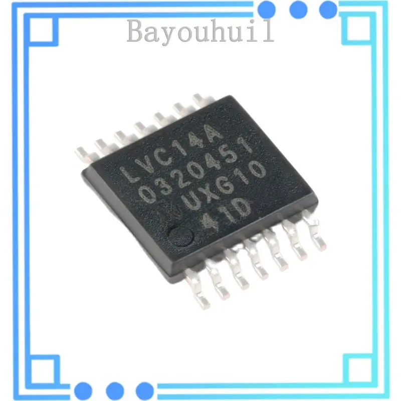 

10PCS Original 74LVC14APW, 118 TSSOP-14 Six-way Inverting Schmitt Trigger Chip