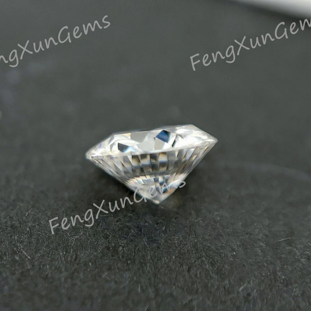 Круглые камни из муассанита 0 5-5 карат VVS1D незакрепленные 9 сердец 1 цветок