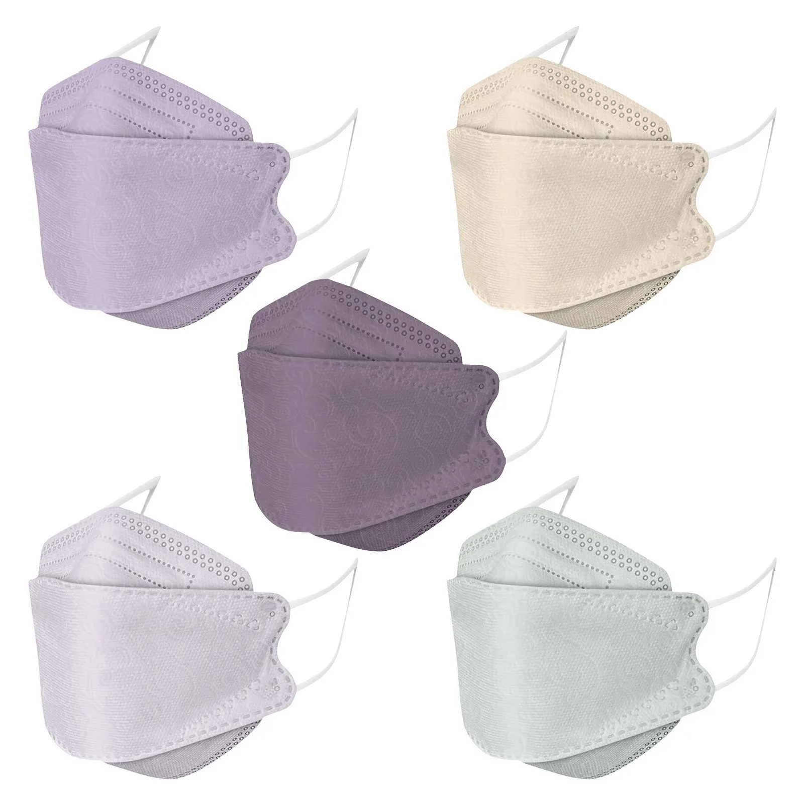 

3D Design Men Women Face Masks 4 Layer Breathable Non Woven Adult Face Mask Protection Ultrathin Disposable Unisex Face Covering