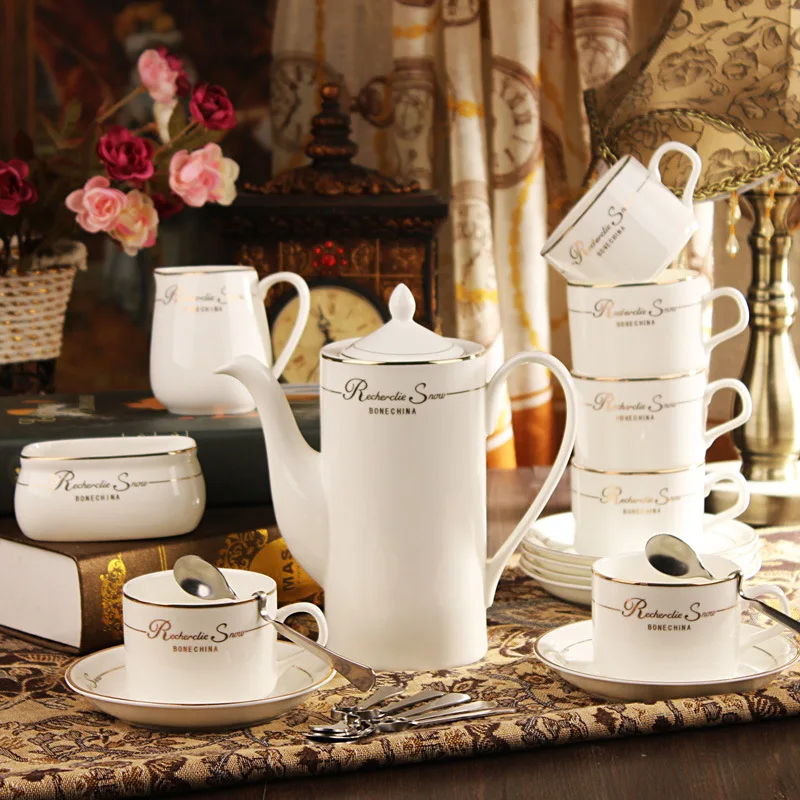 

Coffee Cup Ceramic Coffee Pot Set Coffee Set Steam Pitcher