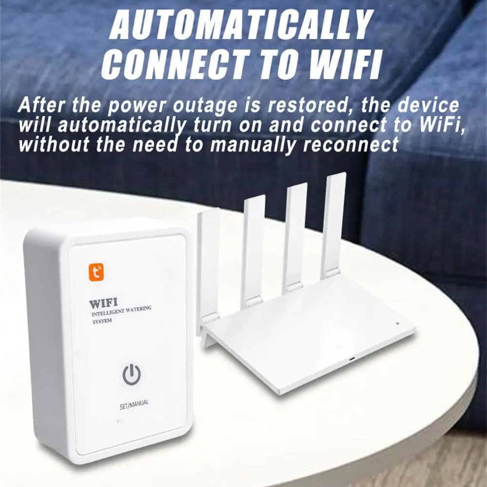 Умная Система полива сада CORUI Tuya Wi-Fi таймер для измерения температуры и влажности