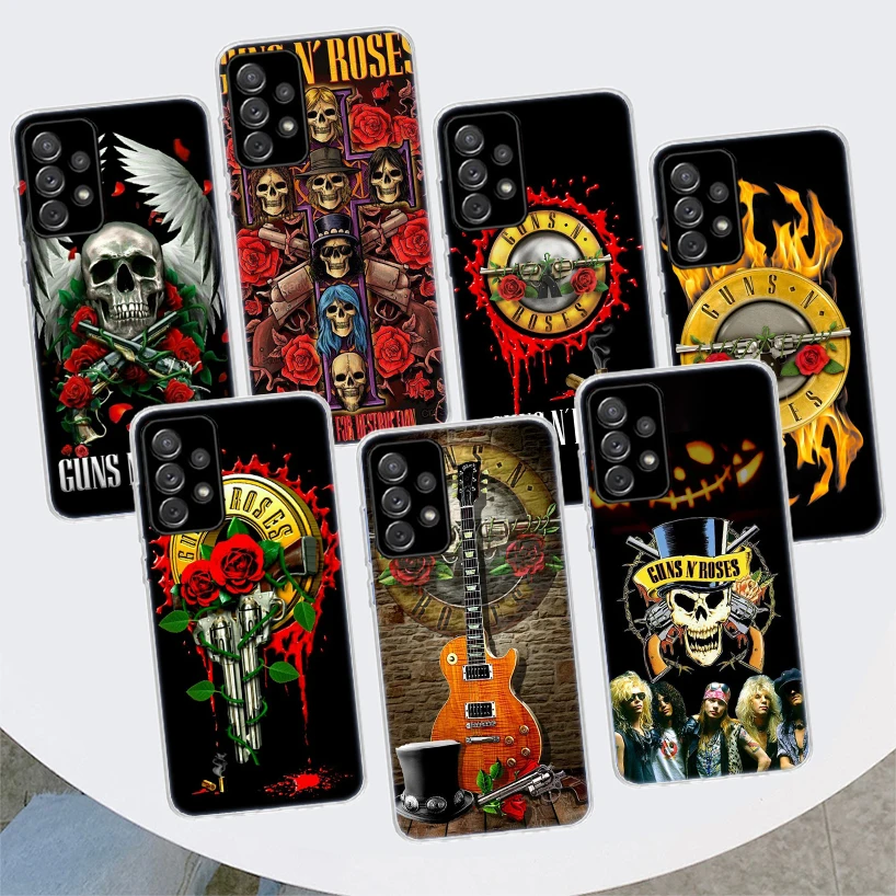 Funda de teléfono Guns N Roses Good Time para Samsung Galaxy A51 A71 A50 A70 A40 A30 A20E A10 A41 A31 A21S A11 A01 A6 A8 + A7 A9 Plus
