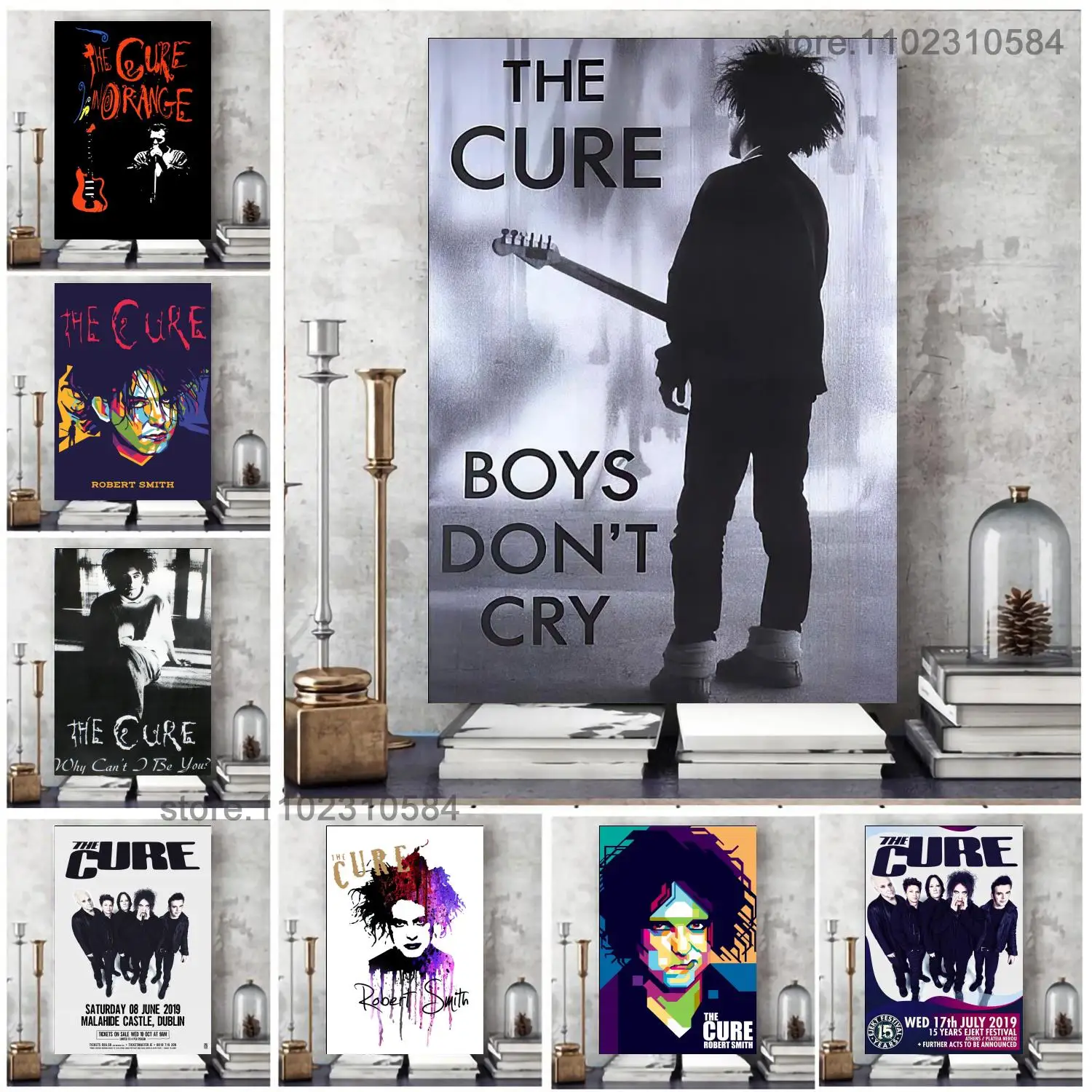 

The Cure Boys Don't Cry Poster Art Poster Wall Canvas Poster Personalized Gift Modern Family bedroom Painting