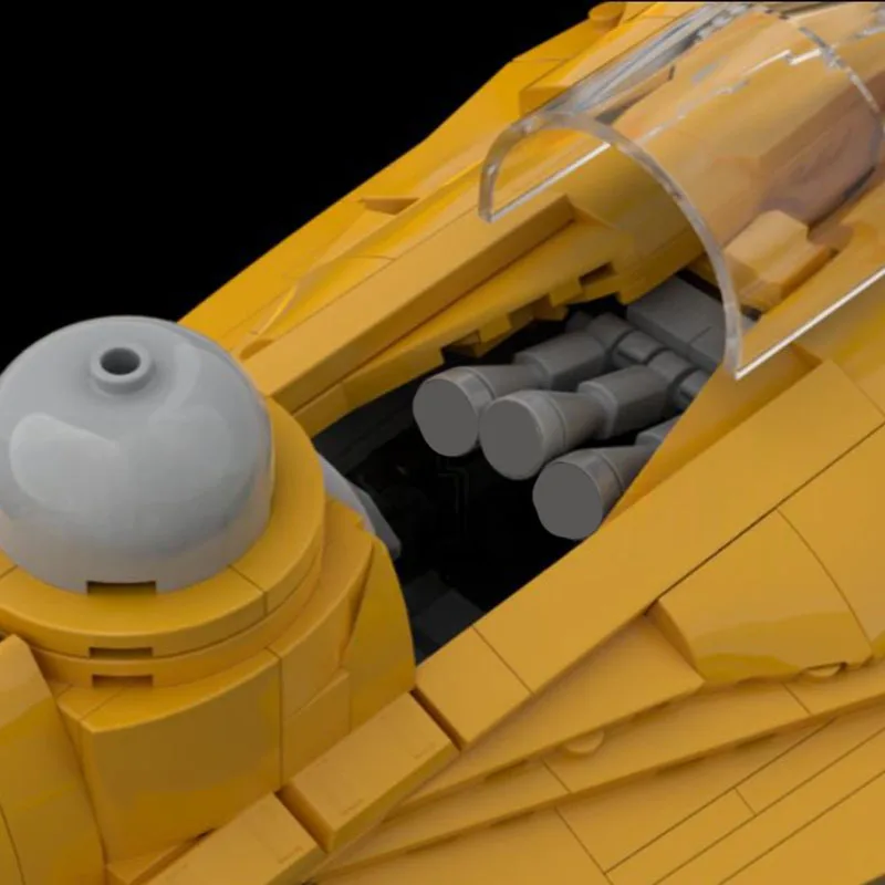 Набор для сборки модели космического истребителя N1 Starfighter N (1170 деталей) MOC UCS, коллекционная серия, научно-фантастическая модель, конструктор, игрушка, подарок (art.: 3920dc0fdd7e5) - 3920dc0fdd7e5