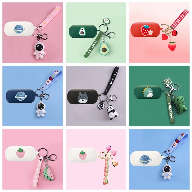 

Cartoon animal Cases for Skullcandy Sesh EVO Case funny lovely Silicone Bluetooth Earphones Cover
