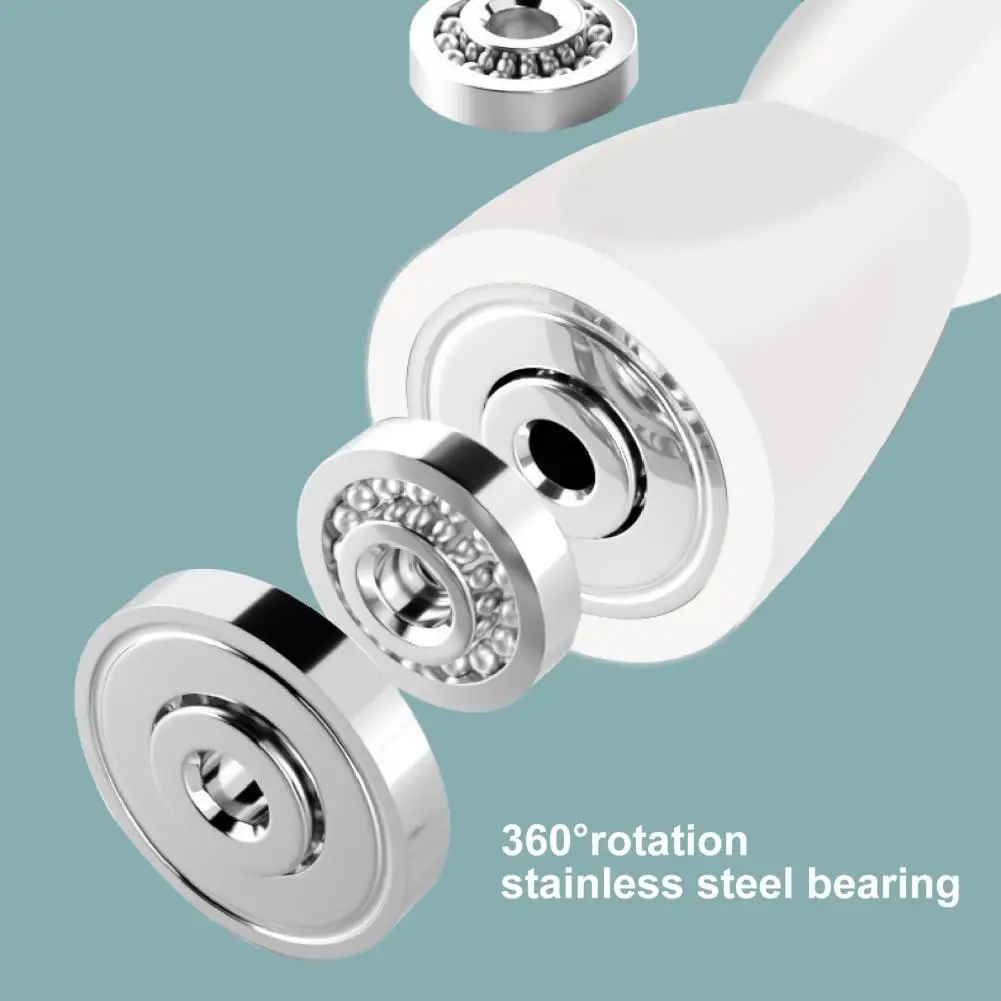 Тренировочная Скакалка с гладкой дугой губчатая ручка двойного использования