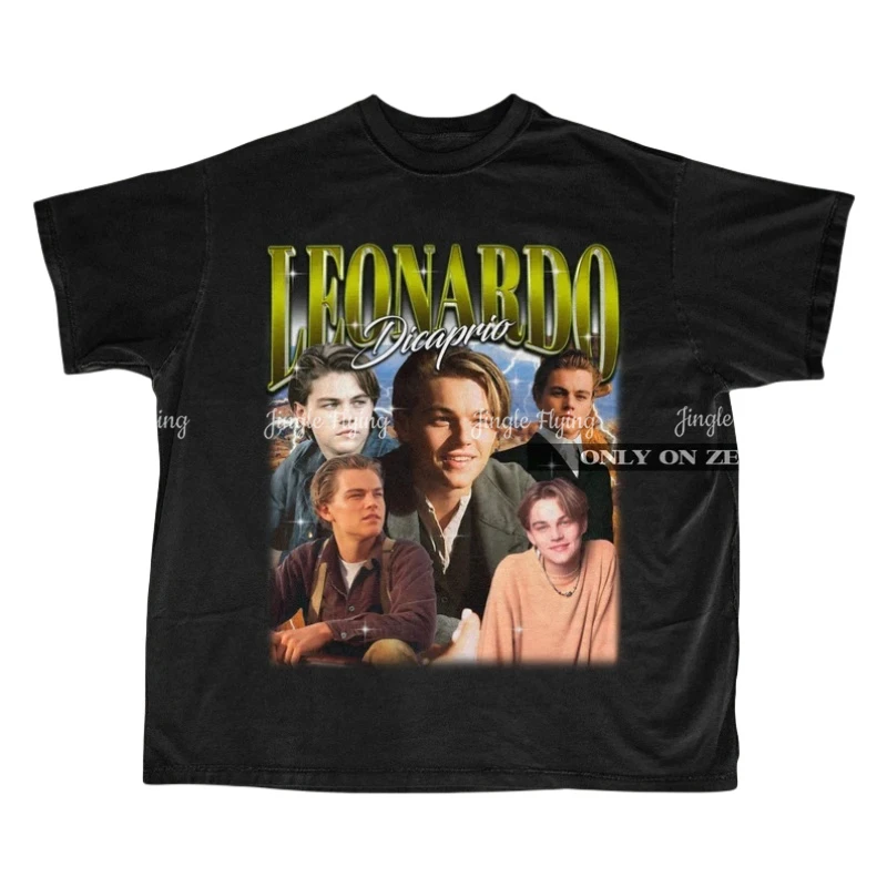 Ретро рубашка Леонардо ДиКаприо персонализированный подарок для женщин и мужчин