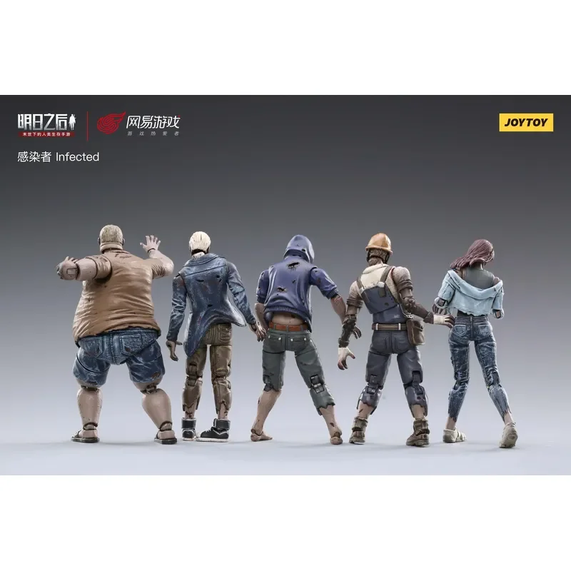 Фото Набор из 5 фигурок JOYTOY Dark Source: Зомби, Монстры, Солдаты, Женщины-солдаты, Resident Evil, LifeAfter – модели для коллекционных фигурок №3