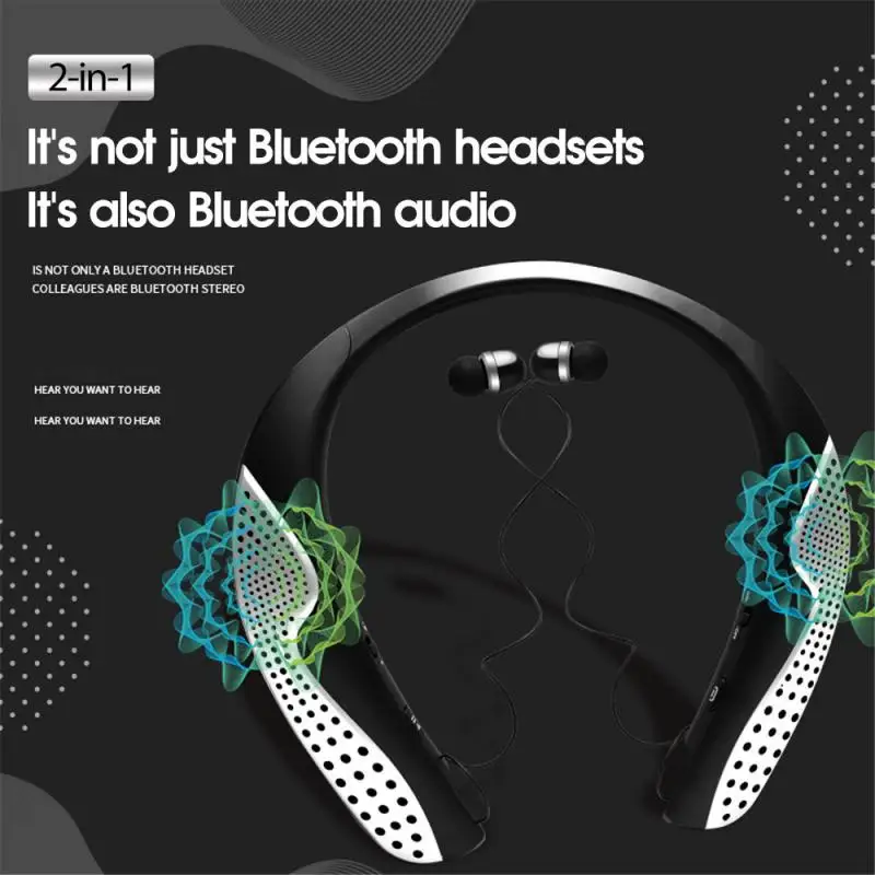 

Новинка беспроводные наушники HX288 Bluetooth 5,0 с креплением на шею наушники с шумоподавлением движения внешнее аудио стерео игровая гарнитура д...