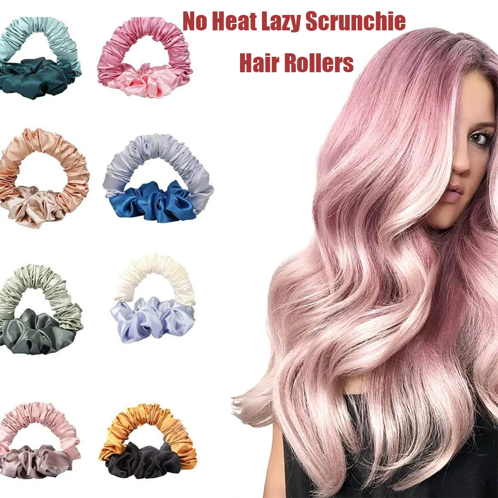 

Heatless Hair Curlers No Heat Hair Rollers Soft Curling Rod Headband Lazy Curls Bar Perm Rods Wave Formers Hair Styling Tools