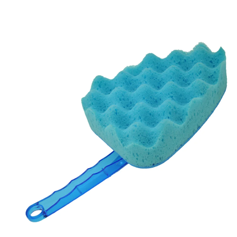 

Car Wash Sponge Professional Scrubber Auto Cleaning Brushes Car Cleaning for Washing Cars Tile Bike Sky- blue