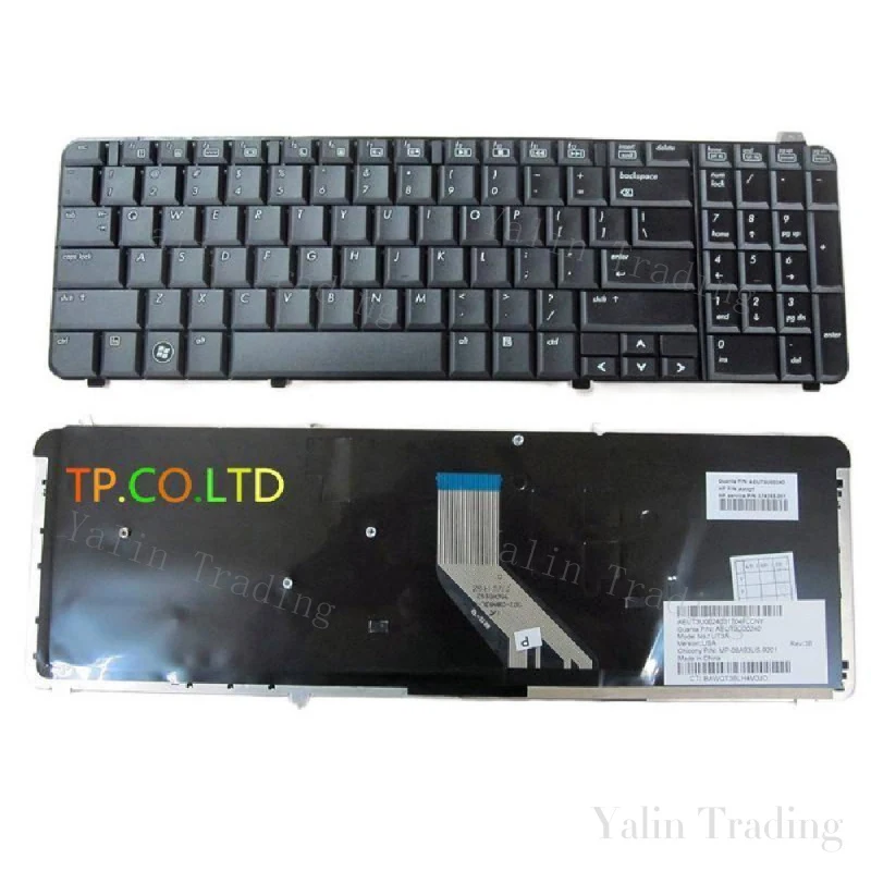 XX+Оригинальная новая американская черная клавиатура для HP Pavilion DV6 DV6T DV6Z DV6-1000 DV6-2000, полностью протестирована, сертифицирована, совместима. (art.: 3920da0c4d030) - 3920da0c4d030