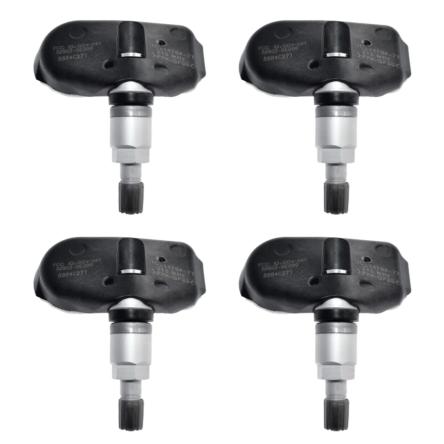 

4 шт. TPMS 52933-3E000 для HYUNDAI акцентная Соната TIBURON для KIA AMANTI SORENTO SPORTAGE Тоскана