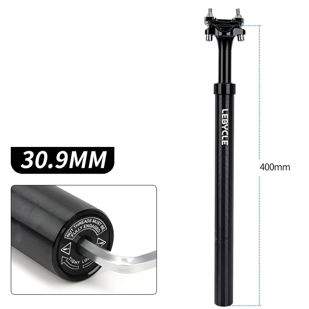 

Bicycle Seat Tube Aluminum Alloy CNC Shock Absorber Seat Post Shock Absorber Seatpost 40cm High Elasticity Bicycle Components