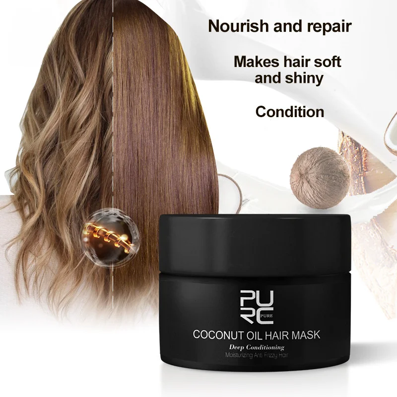 

Маска для волос из кокосового масла восстанавливает упругость и уход за волосами и кожей головы