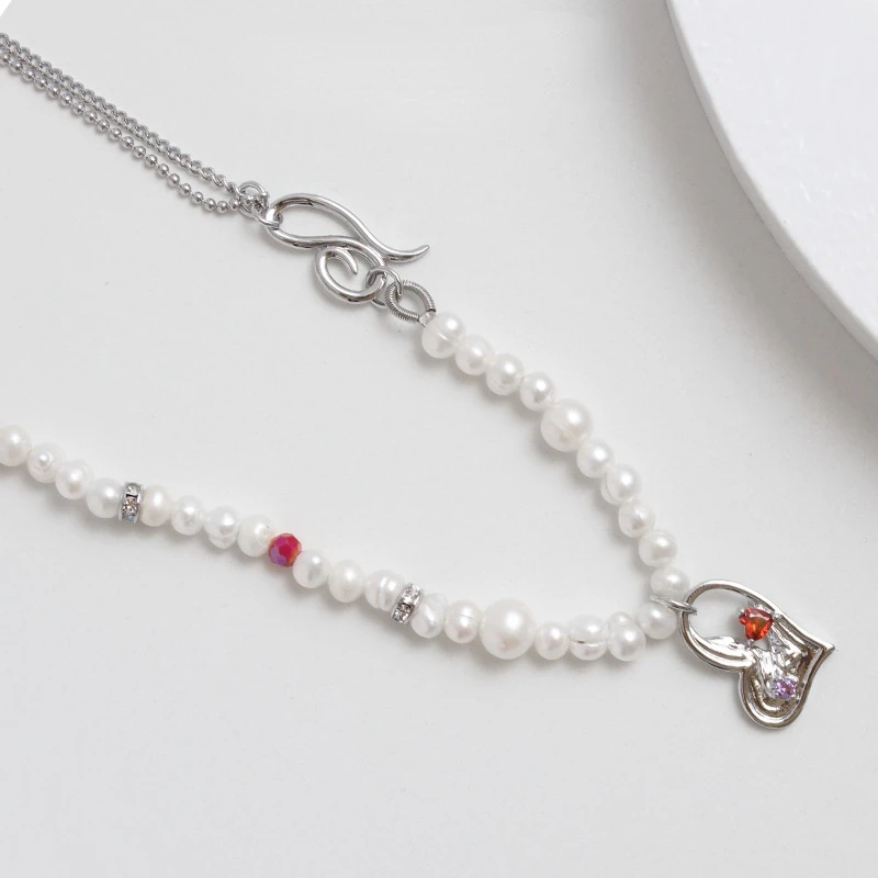 

Ожерелье из пресноводного жемчуга в стиле барокко