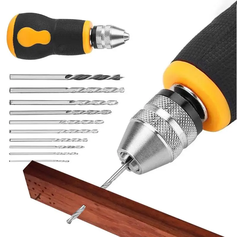 Маленькая спиральная дрель небольшие вращающиеся инструменты набор ручных
