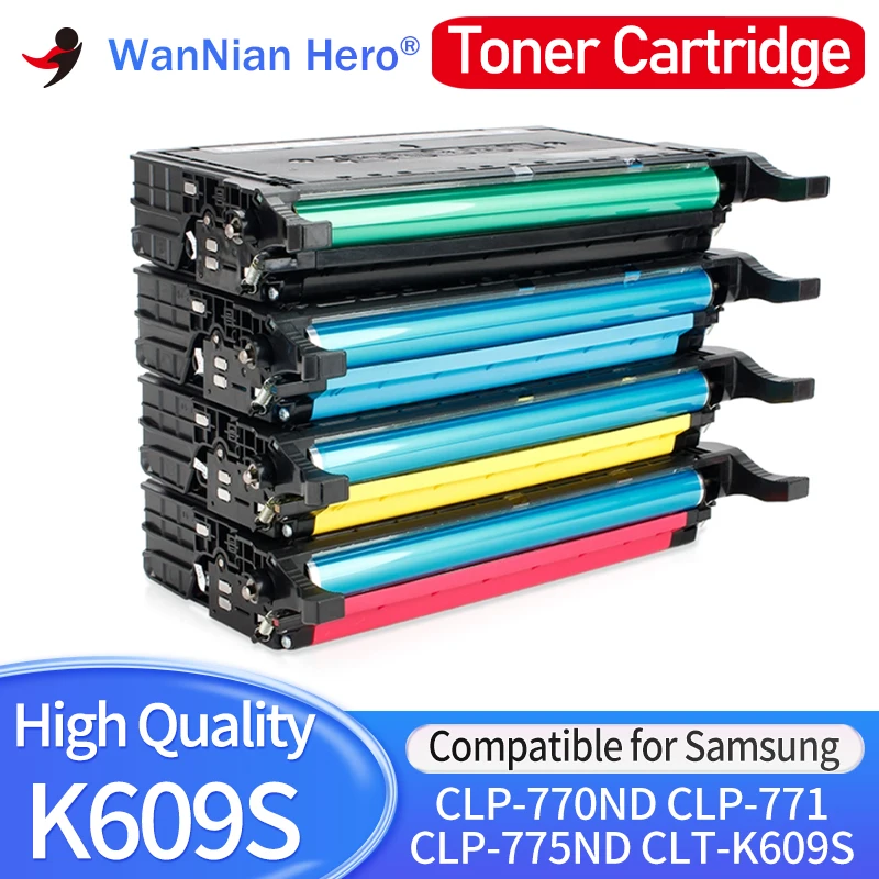 Совместимый тонер-картридж для Samsung CLP-770 CLP-770ND CLP-771 CLP-775 CLP-775ND CLT-609S CLT-609 K609S с чипом