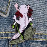 axolotl collection enamel pin brooch for clothes briefcase badges on backpack accessories lapel pins decorative jewelry gifts