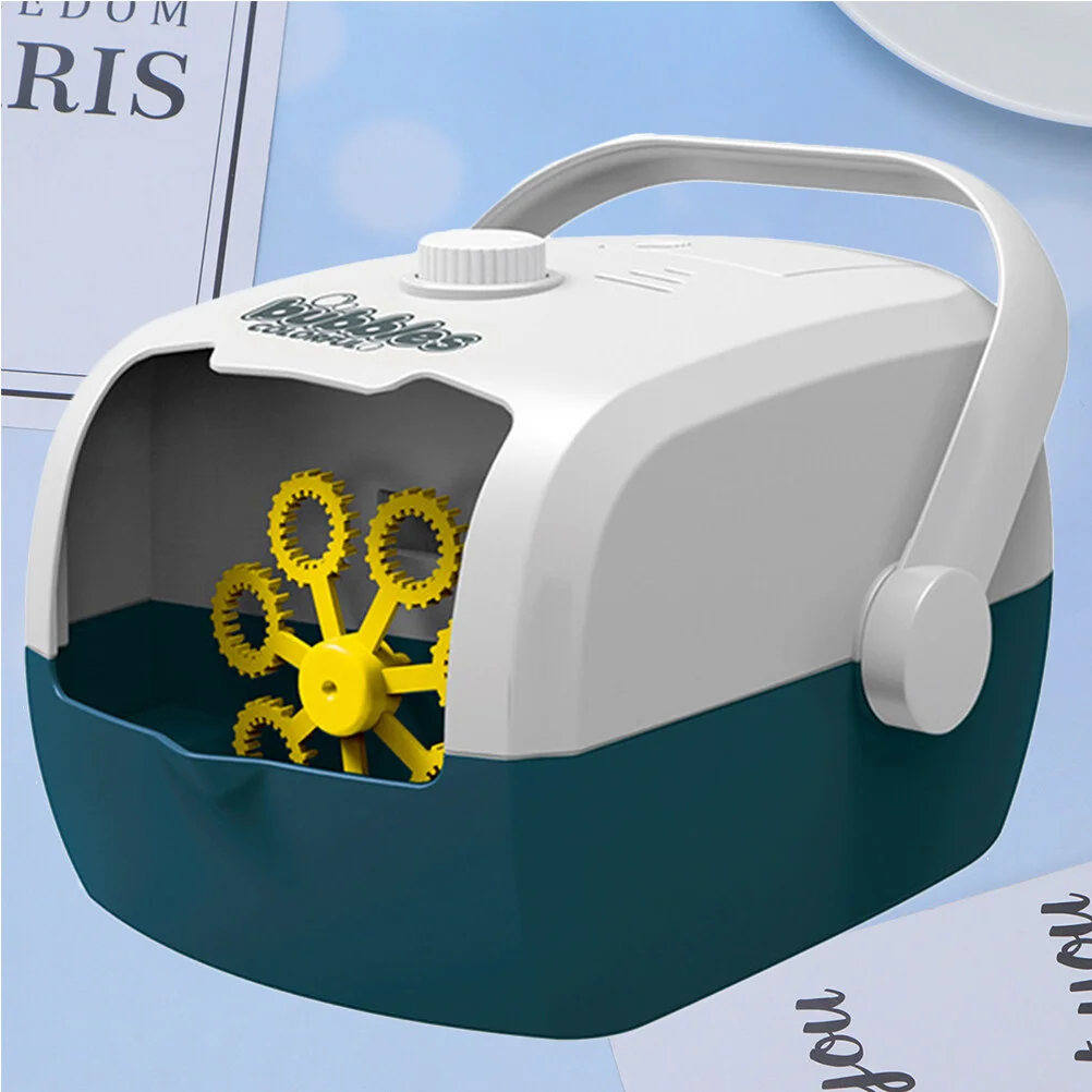 

1PC Hand-held Bubble Machine Automatic Electric Automatic Bubble Machine Atmosphere Creating Bubble Maker Funny Kids Bubble