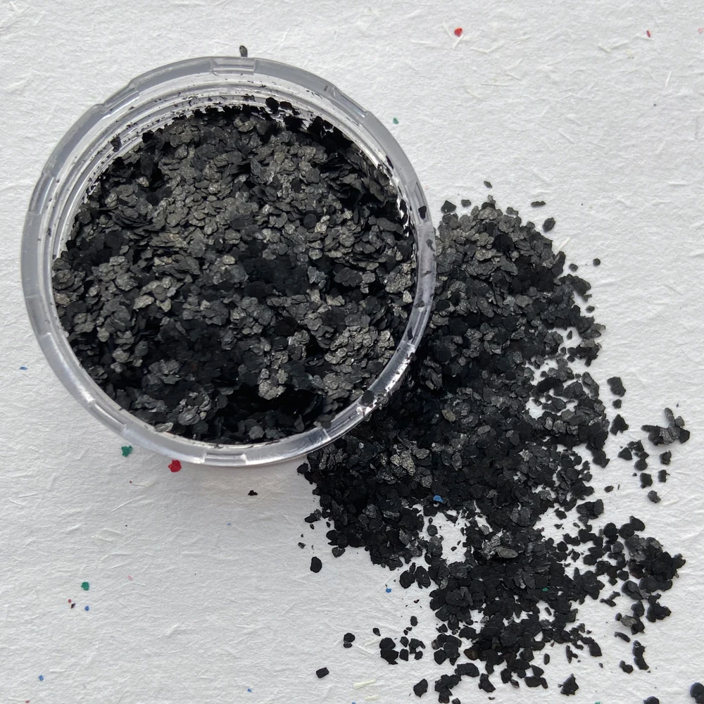 Натуральные дневные хлопья Блестящий цветной перепелок порошок из яичной