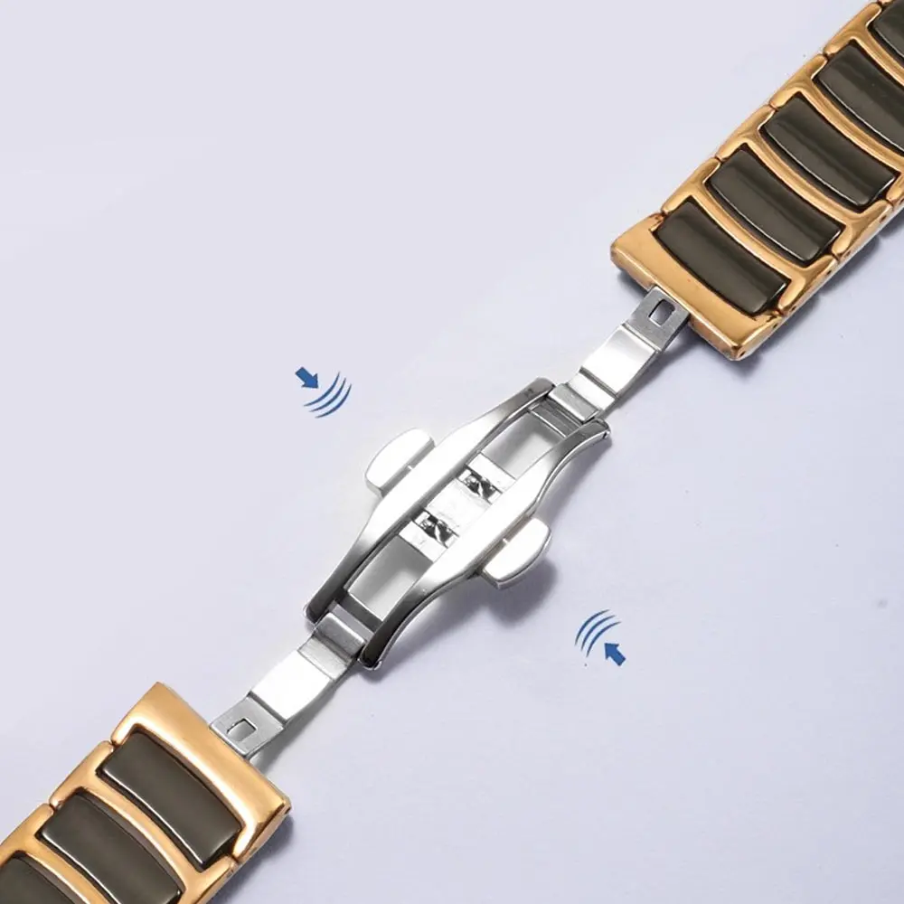 Metal strap For Apple watch 7 45mm 41mm stainless steel smart watch wristband For iwatch 6 5 4 3 2 1 SE 44mm 42mm 40mm 38mm band