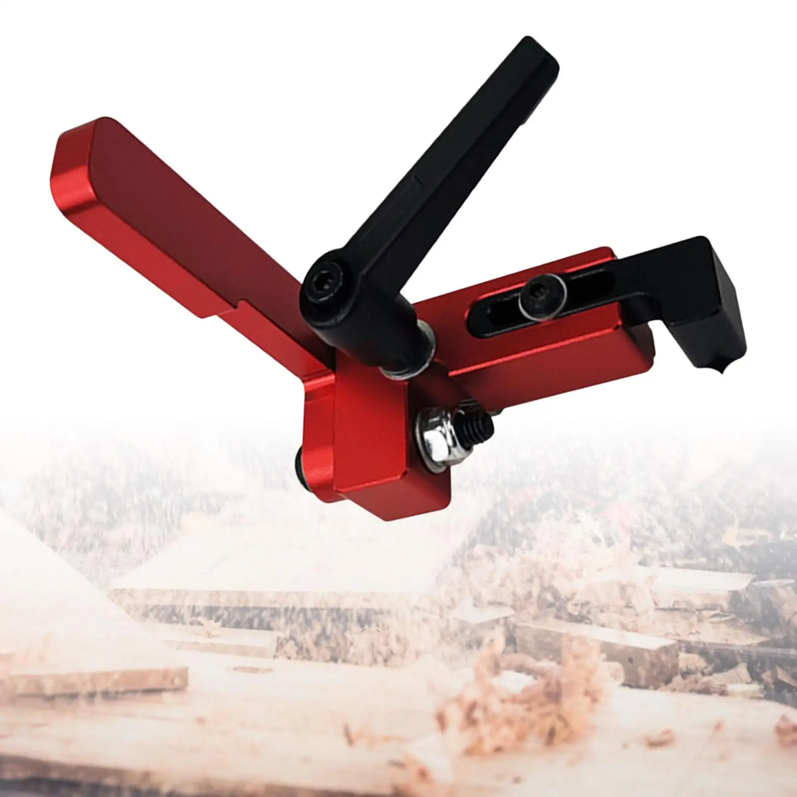 Woodworking Miter Tracks Saw Fences Miter Track Jig Woodworking Guide Rail Miter Track Stop Block for Workbench Woodworking