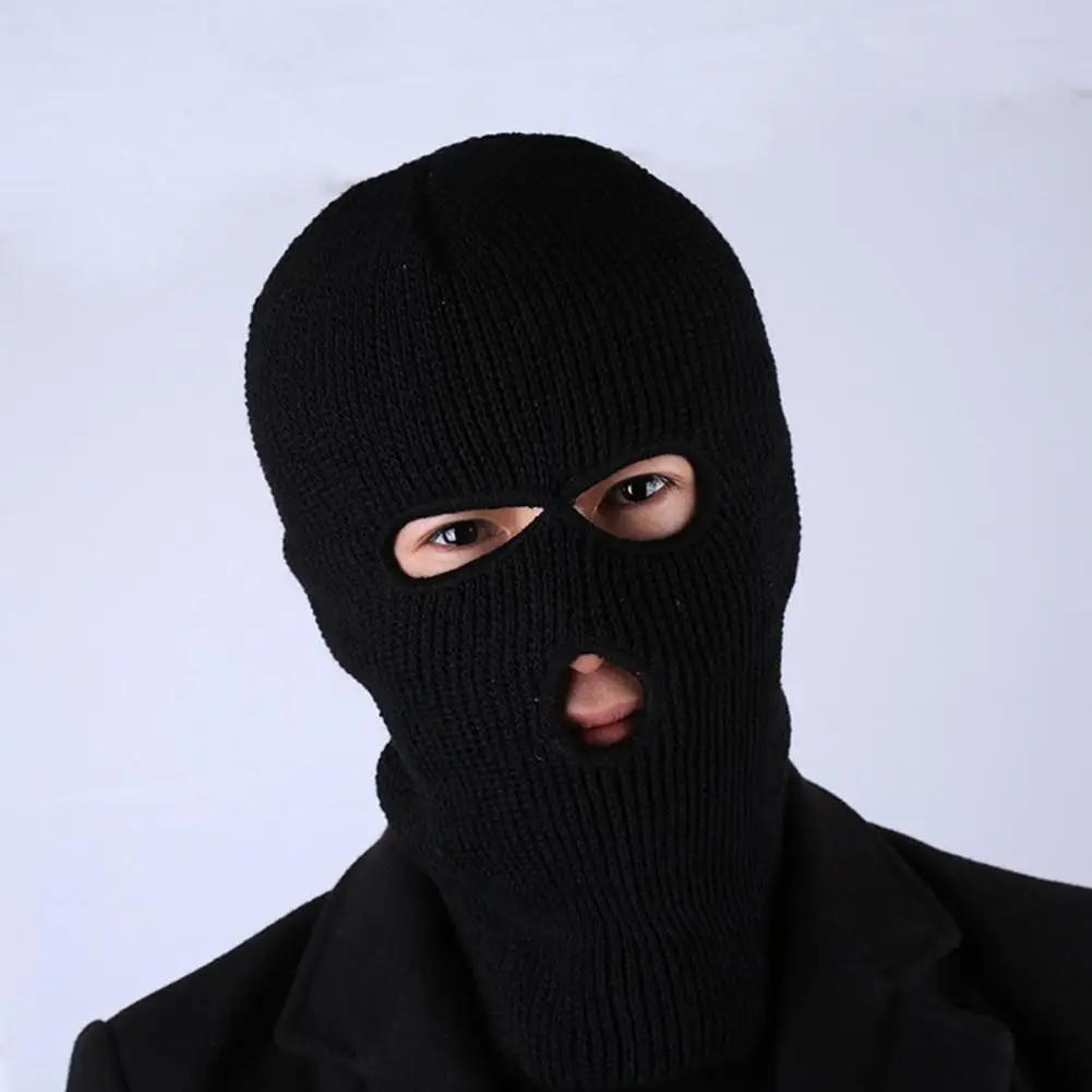 

Breathable Beanie Soft Material Hat Windproof Unisex Knit Beanies Stay Warm Protected During Outdoor Travel with 3-hole Design