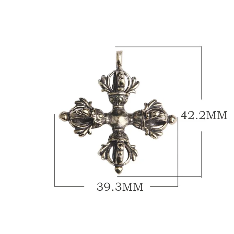 

Медный крест Ваджры из латуни