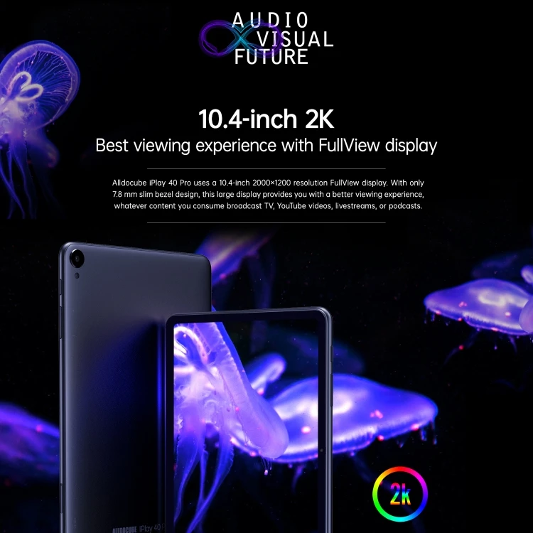 Новое поступление ALLDOCUBE IPlay 40 Pro T1020 Pro 4G Call Tablet 10,4 дюйма 8 ГБ 256 ГБ Android 10 UNISOC Tiger T618 Octa Core Tablet (art.: 3920cd6567ebe) - 3920cd6567ebe