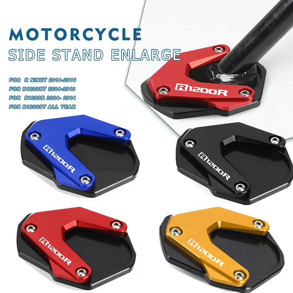 

R 1200R для BMW R1200R 2004-2014 2013 2012 2011 2010 2009 2008 Moto боковая Подставка увеличитель поддержки удлинитель