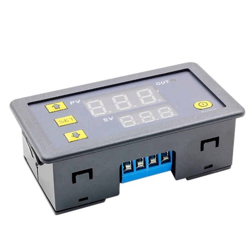 

DC 12V24V Delay Timer Infinite Loop Delay Double Digital Display Time Relay Module Multi-Function