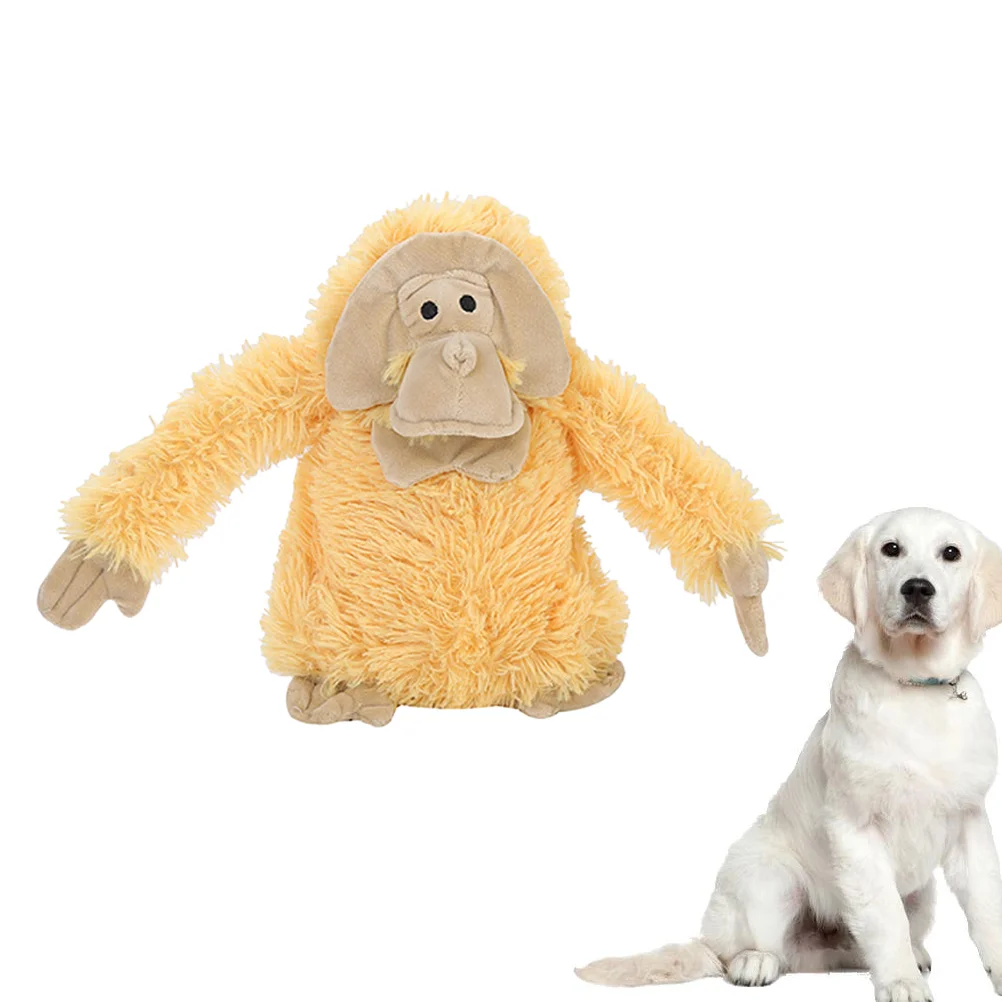 

Toy Toys Dog Puppy Plush Fluffy Pet Stuffed Chew Kids Gorilla Fetch Teething Chasing Catch Biting