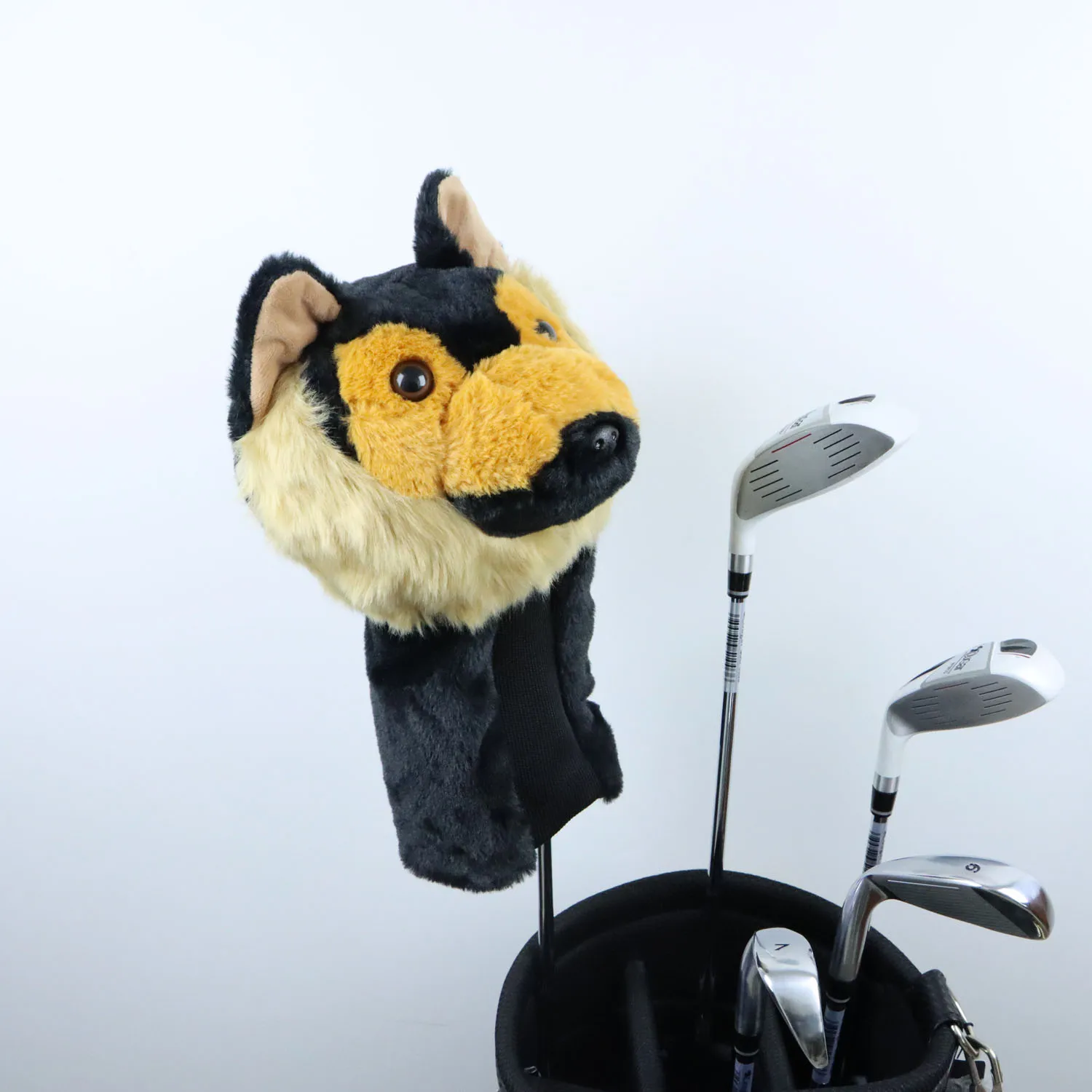 

Creative Dog Head Golf Wood Head Covers for Driver Headcover Protecter Mascot Novelty Cute Gift