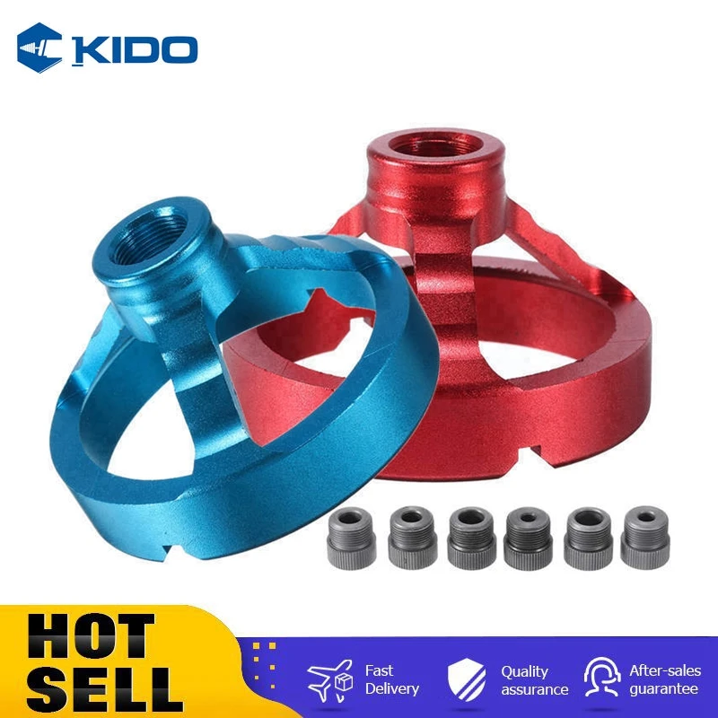 

5/6/7/8/9/10mm Vertical Drill Guide Fixture Aluminum Alloy Straight Corner Round V Drill Punch Locator Woodworking Tool